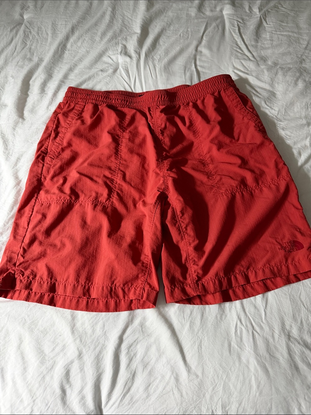 The North Face Bright Red Men's Athletic Shorts